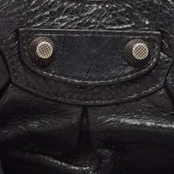 مملوكة مسبقًا Balenciaga Black Leather XS Le Cagole Shoulder Bag