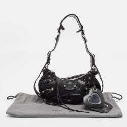 مملوكة مسبقًا Balenciaga Black Leather XS Le Cagole Shoulder Bag