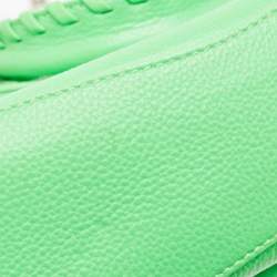 Balenciaga Neon Green Leather Mini Neo Classic Bag