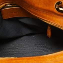 مملوكة مسبقًا Balenciaga Tan Leather Cherche Midi Shoulder Bag