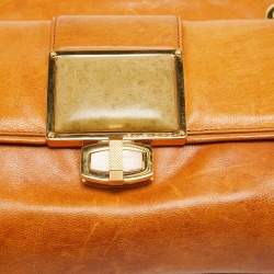 مملوكة مسبقًا Balenciaga Tan Leather Cherche Midi Shoulder Bag