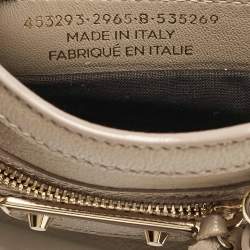Pre Owned Balenciaga Beige Leather Nano Classic City Tote