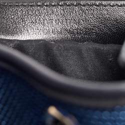 Balenciaga Tricolor Nylon and Leather Daypack Drawstring Backpack