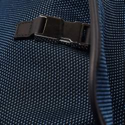 Balenciaga Tricolor Nylon and Leather Daypack Drawstring Backpack