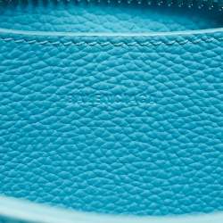 Pre Owned Balenciaga Light Blue Leather Mini Neo Classic City Tote