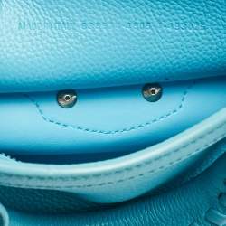 Pre Owned Balenciaga Light Blue Leather Mini Neo Classic City Tote