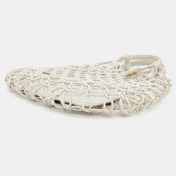 Pre Owned Miu Miu Woven Nappa Mesh Bag