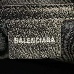 Balenciaga Black Canvas Leather  The Hacker Project Tote Bag Size Medium