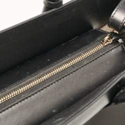 Balenciaga Black Leather Padlock Work S Bag