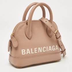 Balenciaga Beige Leather XXS Ville Satchel