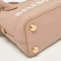 Balenciaga Beige Leather XXS Ville Satchel