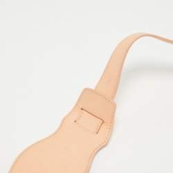 Pre Owned Balenciaga Peach Leather Mini Classic Metallic Edge City Bag