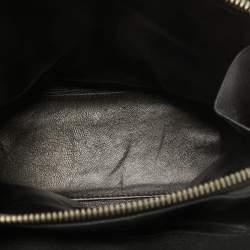 Pre Owned Balenciaga Black Alligator and Leather Le Dix Cartable Top Handle Bag