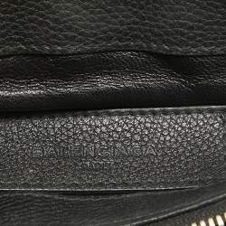 Pre Owned Balenciaga Black Alligator and Leather Le Dix Cartable Top Handle Bag