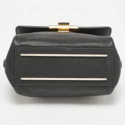 Pre Owned Balenciaga Black Alligator and Leather Le Dix Cartable Top Handle Bag