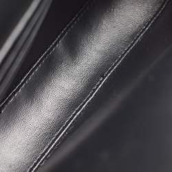 Balenciaga Silver Glitter Triangle Clutch