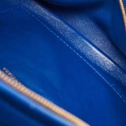 Balenciaga Blue Leather Souvenir Crossbody Bag