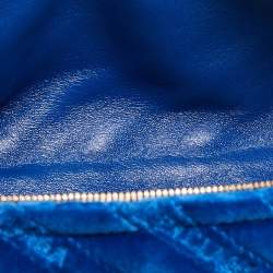 Balenciaga Blue Leather Souvenir Crossbody Bag
