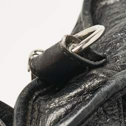 Pre Owned Balenciaga Black Leather Mini Classic City Bag