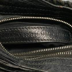 Pre Owned Balenciaga Black Leather Mini Classic City Bag