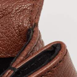 Pre Owned Balenciaga Brown Leather RH Classic Envelope Clutch