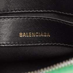 Balenciaga Multicolor Diagonal Rainbow Leather XXS Ville Bag