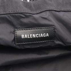 Balenciaga Denim Nylon Black medium Tote Bag
