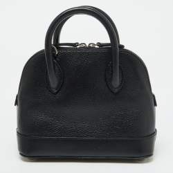 Balenciaga Black Leather XXS Ville Satchel