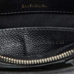 Balenciaga Black Leather XXS Ville Satchel