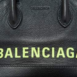 Balenciaga Black Leather XXS Ville Satchel