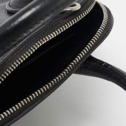 Pre Owned Balenciaga Black Leather XXS Ville Satchel