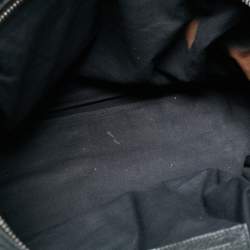 Pre Owned Balenciaga Dark Grey Leather Giant Brogues Midday Bag