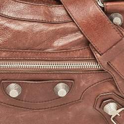 مملوكة مسبقًا Balenciaga Brown Leather SGH Classic City Tote
