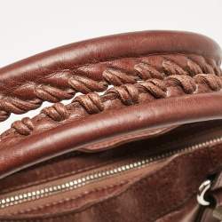 مملوكة مسبقًا Balenciaga Brown Leather SGH Classic City Tote