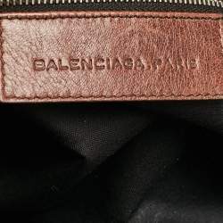 مملوكة مسبقًا Balenciaga Brown Leather SGH Classic City Tote