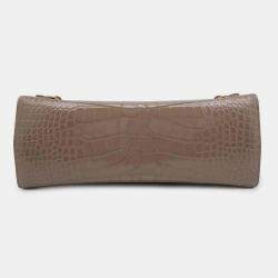 مملوكة مسبقًا Balenciaga Beige Embossed Leather Neo Classic City Small bag