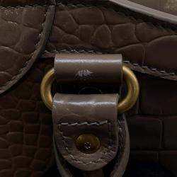 مملوكة مسبقًا Balenciaga Beige Embossed Leather Neo Classic City Small bag