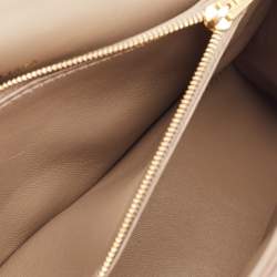 مملوكة مسبقًا Balenciaga Beige Croc Embossed Leather Small Crush Shoulder Bag