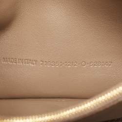 مملوكة مسبقًا Balenciaga Beige Croc Embossed Leather Small Crush Shoulder Bag