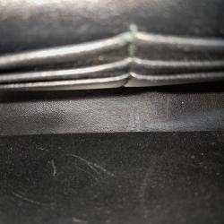 Pre Owned Balenciaga Black Leather chain BB round shoulder bag