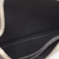 Pre Owned Balenciaga Black Leather Card Holder Pouch