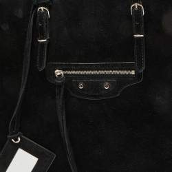 مملوكة مسبقًا Balenciaga Black Suede Papier A4 Tote