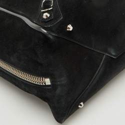 مملوكة مسبقًا Balenciaga Black Suede Papier A4 Tote