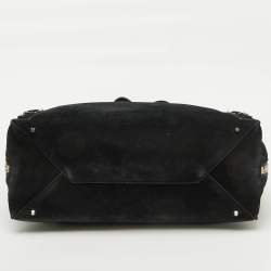 مملوكة مسبقًا Balenciaga Black Suede Papier A4 Tote