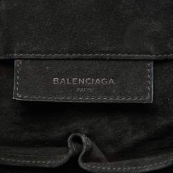 مملوكة مسبقًا Balenciaga Black Suede Papier A4 Tote