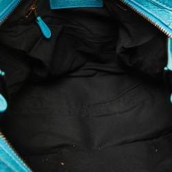 Balenciaga Sky Blue Leather Giant 21 Rose Gold Hardware RTT Bag