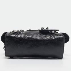 Pre Owned Balenciaga Black Leather XS Neo Cagole Bag
