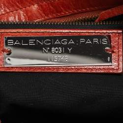 Pre Owned Balenciaga Brown Leather RH Classic City Tote