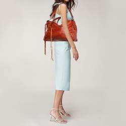 Pre Owned Balenciaga Brown Leather RH Classic City Tote