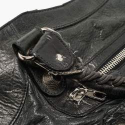 Pre Owned Balenciaga Black Leather SGH Classic City Tote